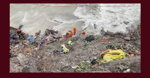 भारतको उत्तराखण्डमा पहिरो : १६ नेपाली बेपत्ता, दुईको शव भेटियो, खोजी जारी